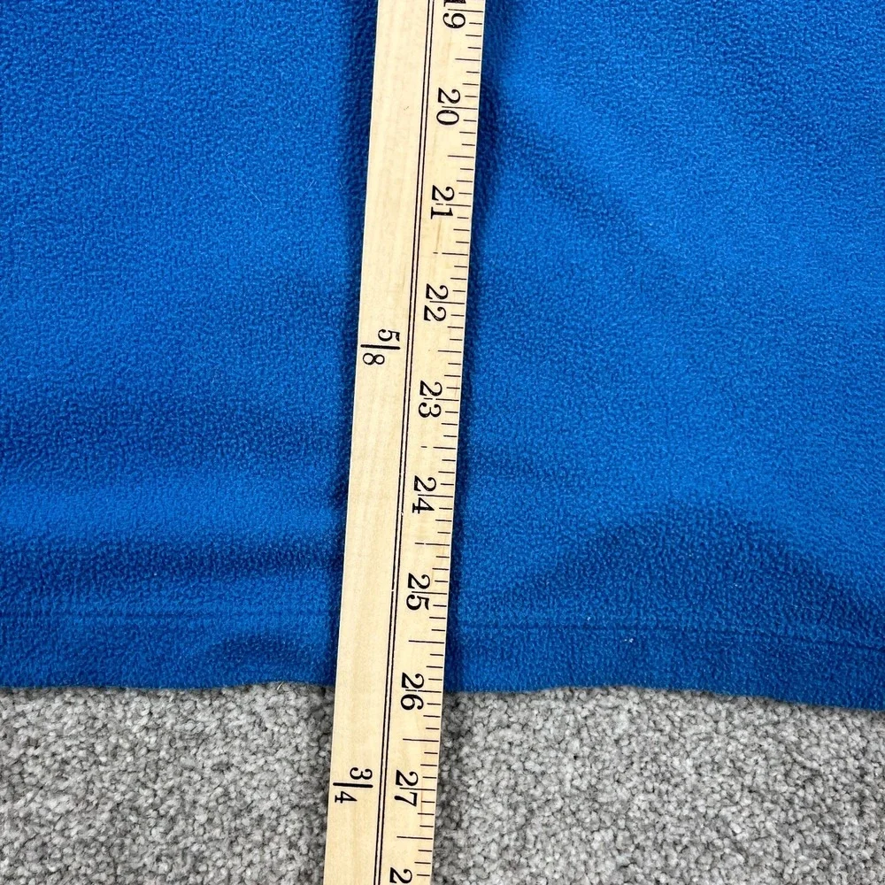North‎ Face Sweate Men Large Blue Pullover Half  Zip Fleece Jacket Layer Hiking